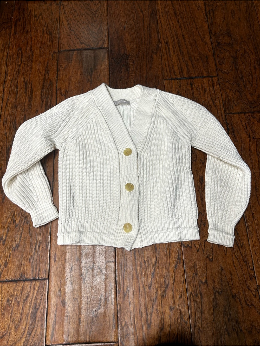 Everlane The everyday cotton Boxy Cardigan